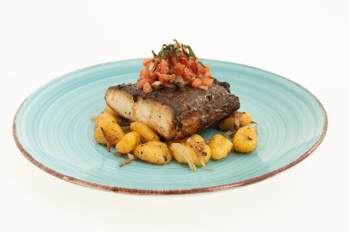 Black Bean Halibut