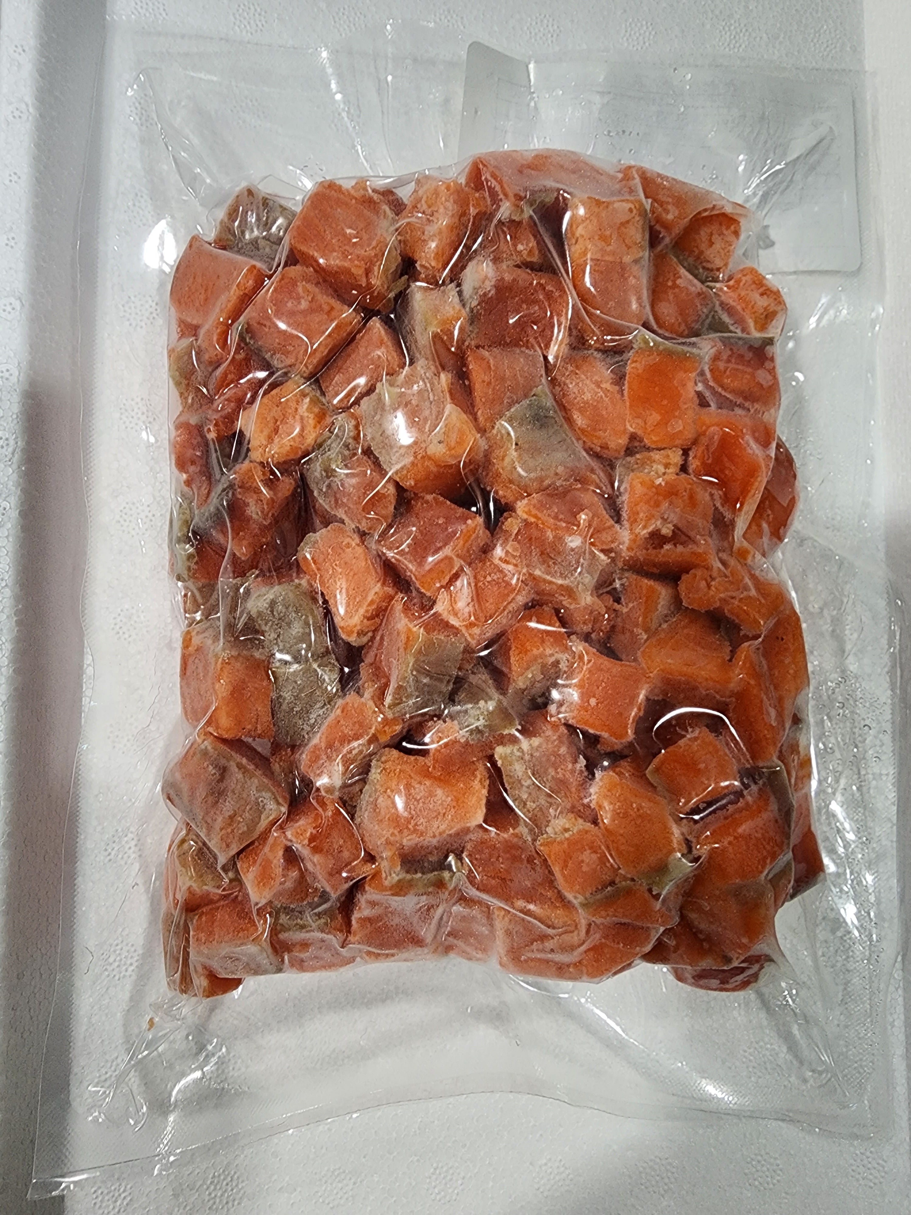 Sockeye Salmon Cubes